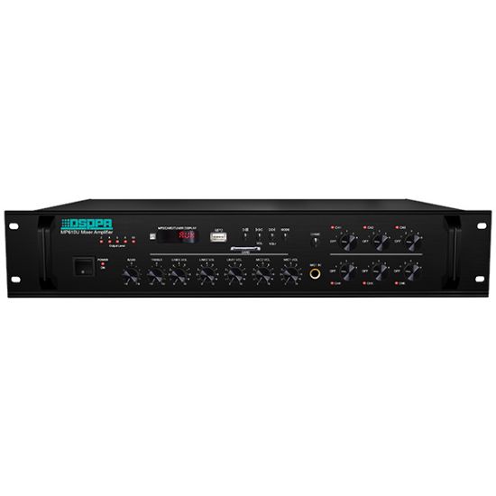 DSPPA MP 610U 6 Zones Paging and Music Mixer Amplifier with USB and Tuner